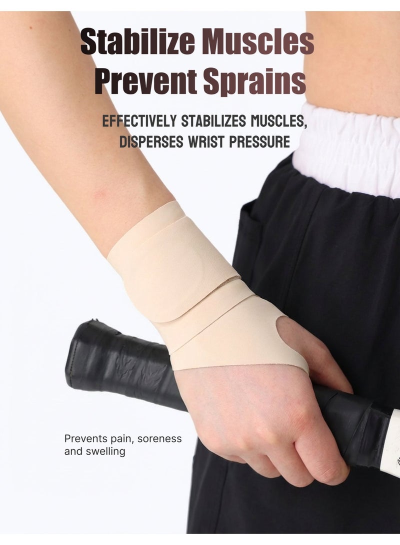 زونيكس دعامة معصم مع حلقة للإبهام، حزام ضغط قابل للتعديل، أشرطة مرنة فائقة النحافة وقابلة للتنفس لتخفيف الألم، متلازمة النفق الرسغي، التهاب الأوتار والتهاب المفاصل – مثالية للعمل المكتبي، الكتابة، الألعاب والمهام اليومية، تناسب الرجال والنساء (لليد اليسرى واليمنى) - Image 2
