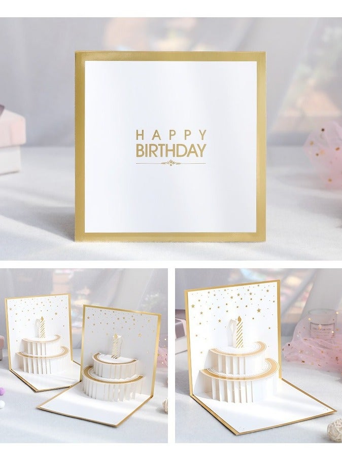 هاي هيلوك يتوهم وأنيق تصميم 3D البطاقات المنبثقة ، بطاقات أعياد الميلاد ، بطاقات هدايا بطاقات قوية ، - Image 4