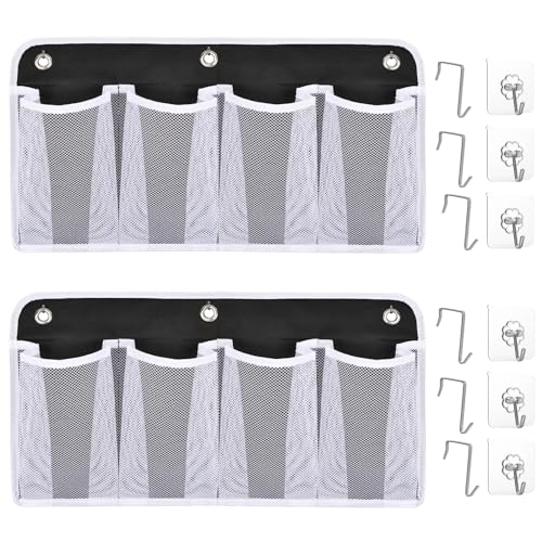 Ofiray-home RV Shoe Storage for Bedside - 4 Pocket Wall Mounted Entryway Shoes Rack, Bed Hanging Pocket Organizer, Bedside Caddy Storage Organizer for Headboards Bunk Beds Dorm Rooms,RV & Camper Essentials - Image 1
