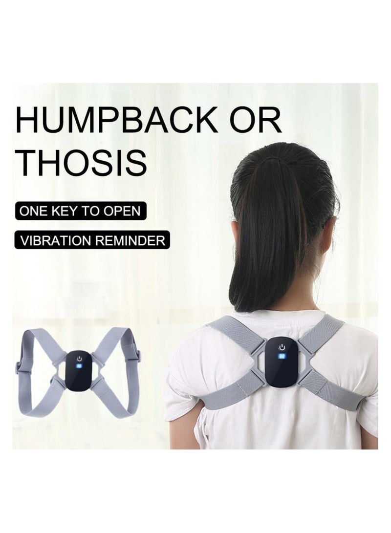 Smart Posture Corrector with Sensor Vibration Reminder for Men and Women, Backmedic Posture Reminder for Teens and Kids, Adjustable Angle and Straps to Help Maintain Correct Posture - Image 2