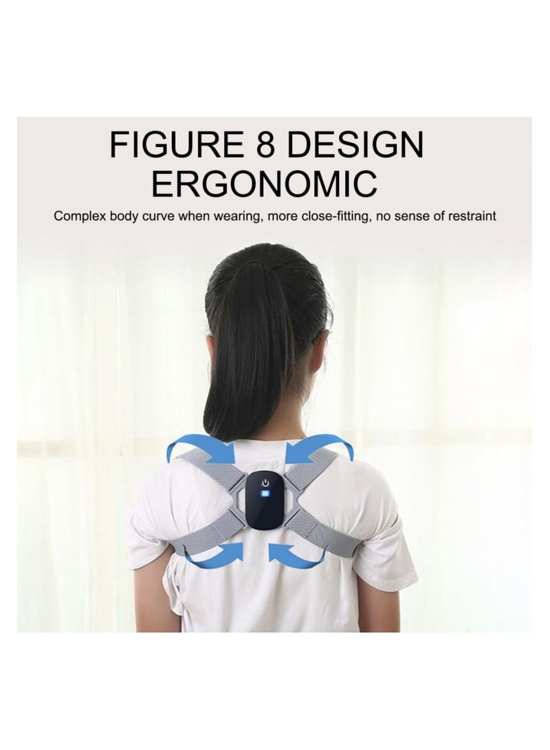 Smart Posture Corrector with Sensor Vibration Reminder for Men and Women, Backmedic Posture Reminder for Teens and Kids, Adjustable Angle and Straps to Help Maintain Correct Posture - Image 4