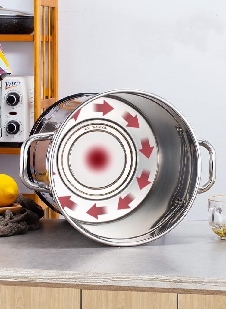 Wtrtr 20L THICKEN Electric Water Boiler,Commercial Insulation Bucket Electric Hot Water Barrel Stainless Steel Insulation Barrel Milk Tea Barrel Large Capacity (20L THICKEN) - Image 3