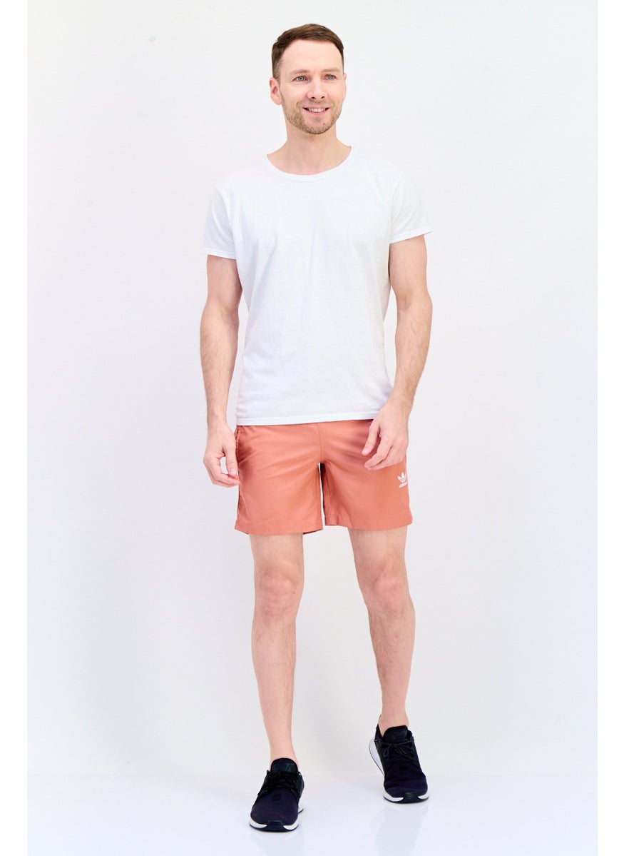 adidas Originals Men Sportswear Fit Drawstring Training Short, Rust Brown  - Image 2