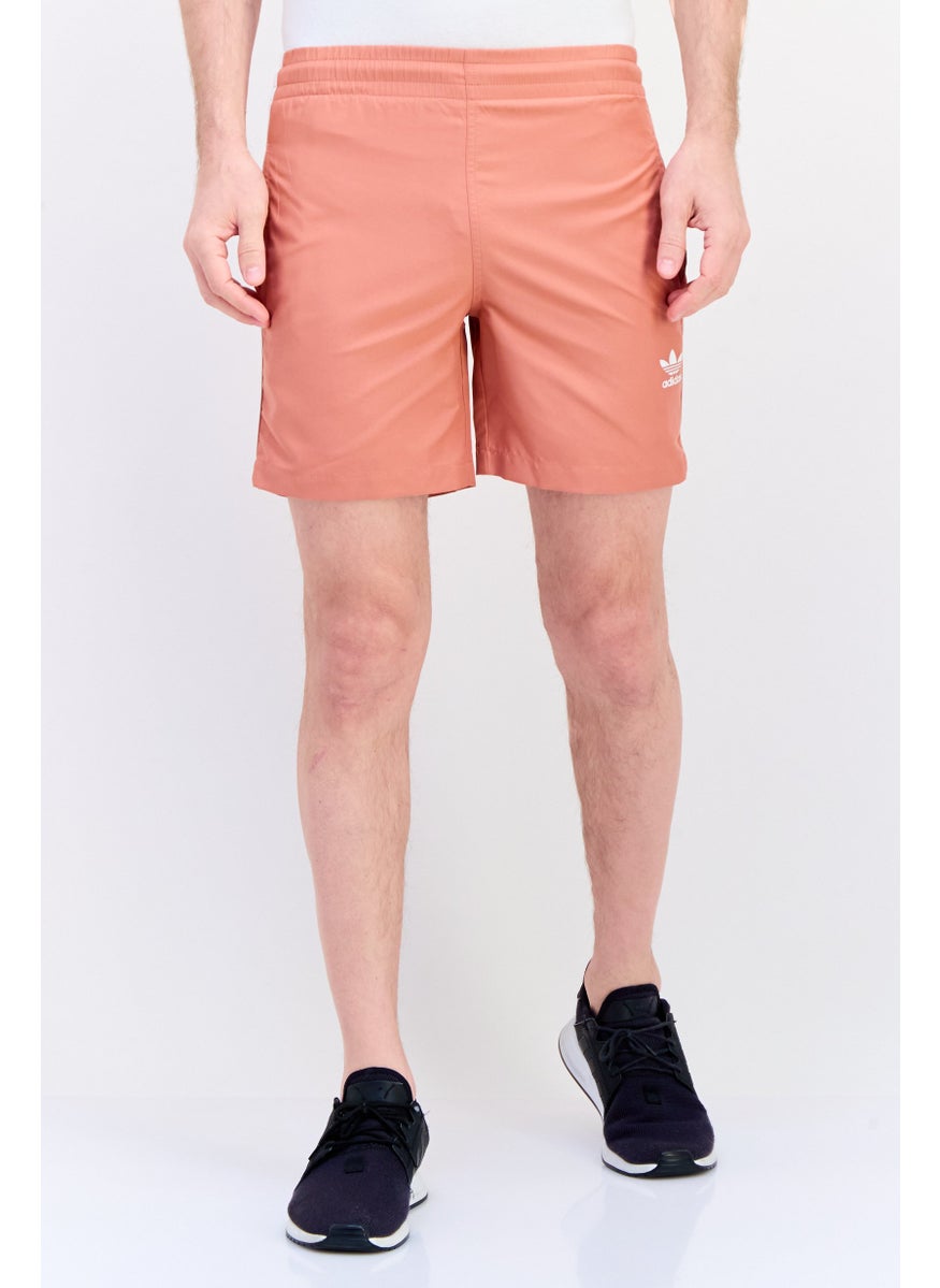 adidas Originals Men Sportswear Fit Drawstring Training Short, Rust Brown  - Image 1
