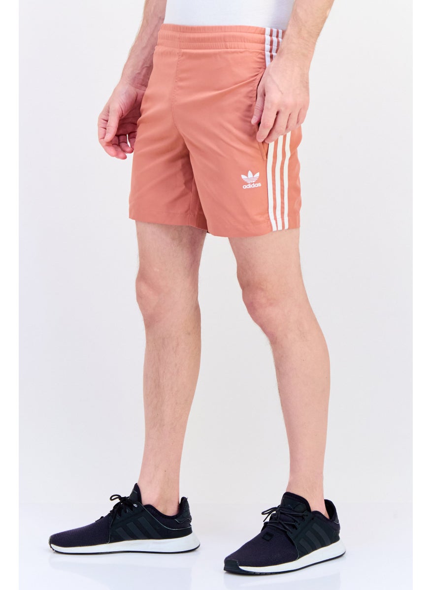 adidas Originals Men Sportswear Fit Drawstring Training Short, Rust Brown  - Image 4