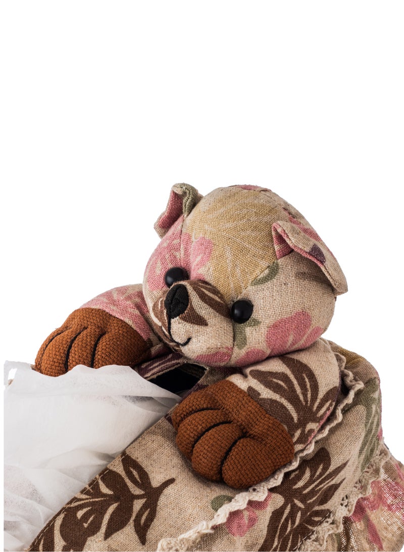 Dania Teddy bear shaped cloth tissue box  - Image 2