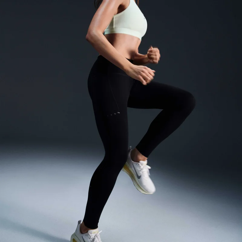 Nike Black Women's Swift 7/8 Running Leggings for Women | Best Price UAE