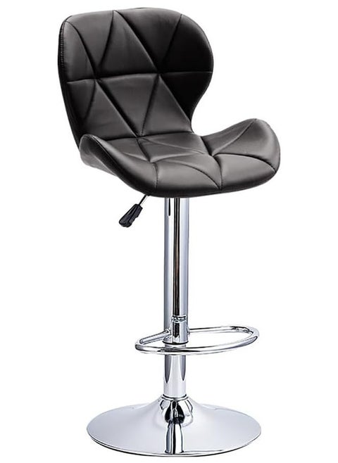 Bar Chairs Swivel Height Adjustable Bar Stools PU Leather Padded Breakfast Barstools