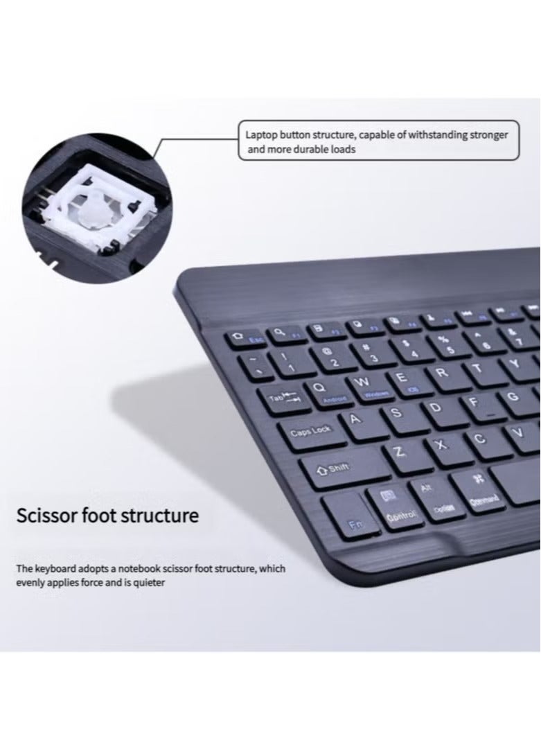 MAKS & CO. Rechargeable Wireless Keyboard & Mouse Kit – Multi-Device Compatibility, Quiet Keys & Long Battery Life - Image 2