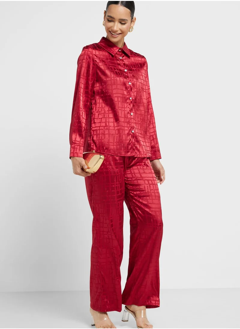Khizana Classic Shirt And Pant Set