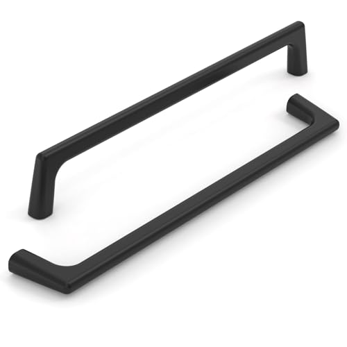 KNOKLOCK 10 Pack 63 Inch160mm Kitchen Cabinet Handles Matte Black Cabinet Pulls Kitchen Cabinet Hardware Drawer Pulls for Cupboard Wardrobe - Image 1