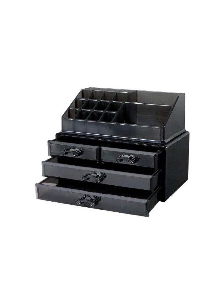 Makeup Organizer Box - Black
