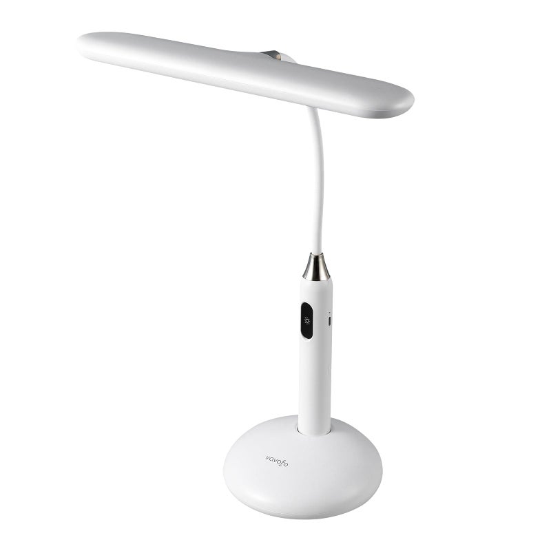 VAVOFO LED Desk Lamp 6778B - Touch Control, Adjustable 2700-7000K Color Temperature, 700 Lumens, 360Â° Flexible Gooseneck, USB-C Charging, 2.5hrs Cordless, Eye-Caring Light (White) - Image 1