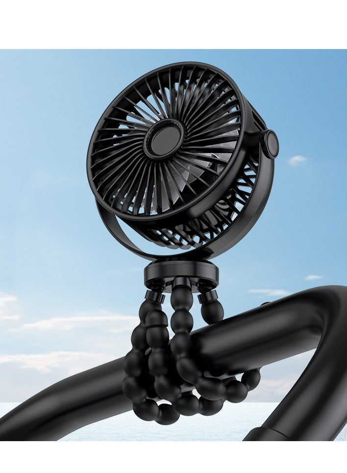 Tanwer Octopus deformation fan handheld fan baby stroller small fan - Image 3