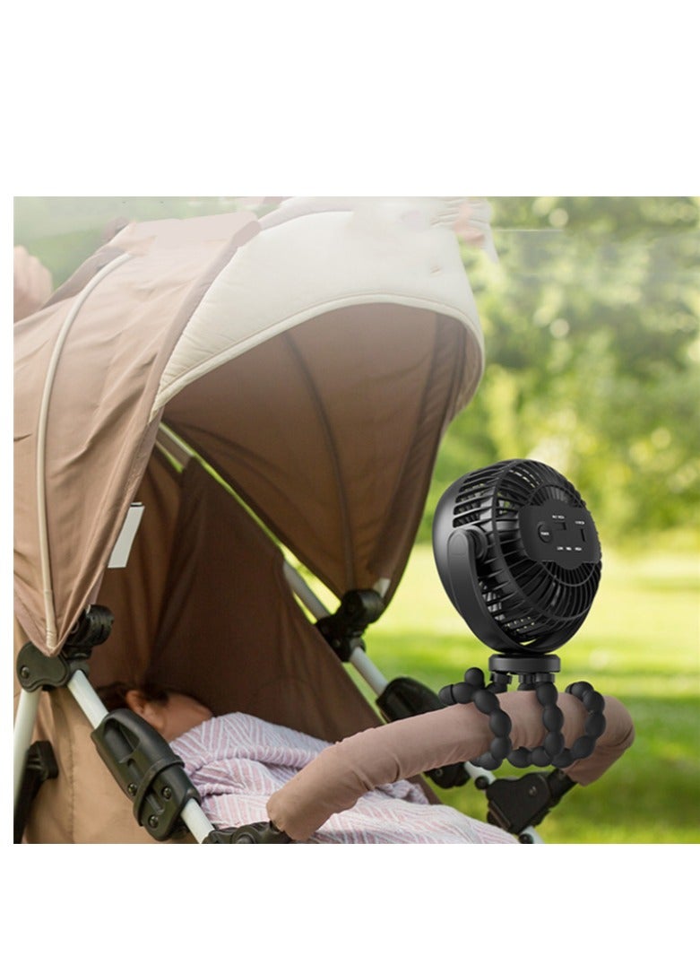 Tanwer Octopus deformation fan handheld fan baby stroller small fan - Image 2