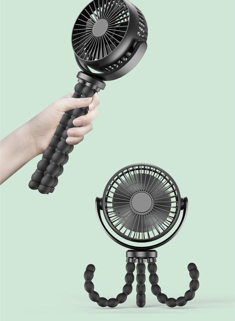 Tanwer Octopus deformation fan handheld fan baby stroller small fan - Image 4