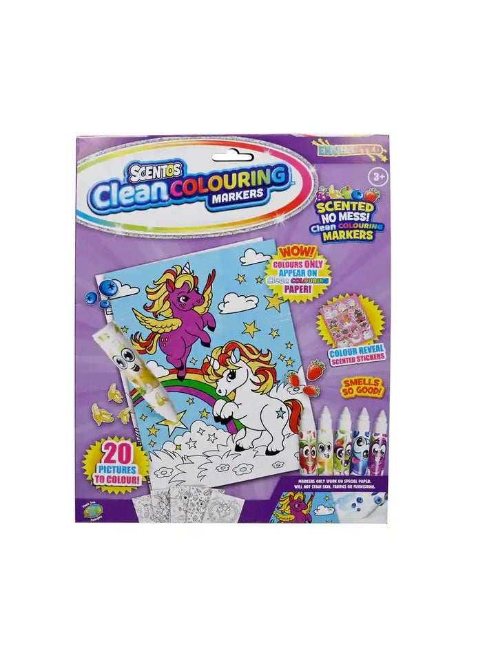 سينتوس أقلام تلوين SCENTOS CLEAN - ENCHANTED 