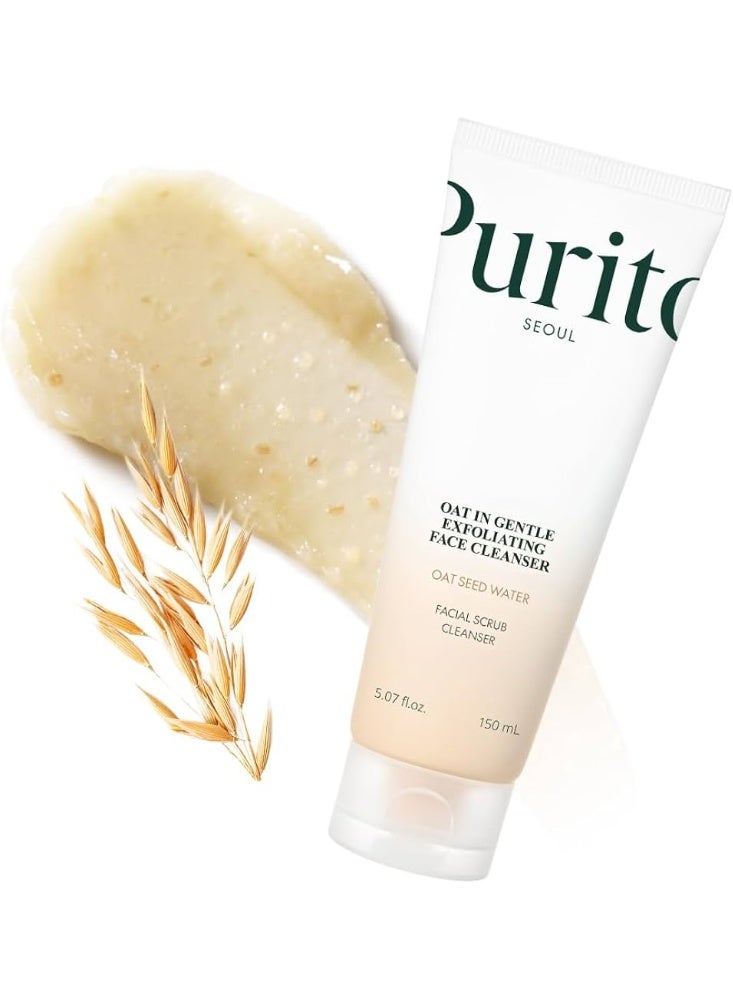 PURITO Instant Radiance for Sensitive Skin Purito Seoul 2-in-1 Oat-In Gentle Exfoliating Face Cleanser - 150ml - Image 3