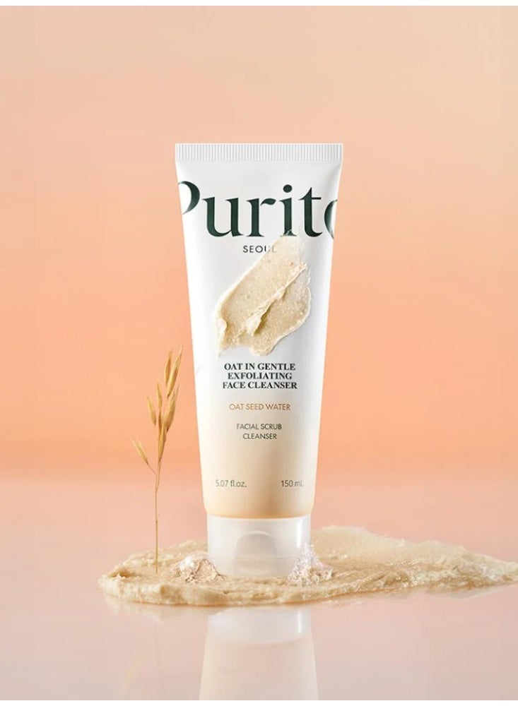 PURITO Instant Radiance for Sensitive Skin Purito Seoul 2-in-1 Oat-In Gentle Exfoliating Face Cleanser - 150ml - Image 5