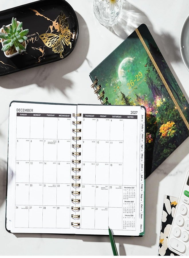 Pinchoco 2026-2029 Monthly Planner - 3 Year Monthly Planner 2026-2029, Jul. 2026 - Jun. 2029, 6.3" X 8.4", 3 Year Calendar with 36 Months Tabs + Back Pocket - Dreaming Moon - Image 2