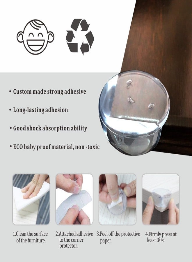 Mopslik - Baby Safety Child Proofing Kids Safety Sharp Edge Corner Protector Silicone Corner Guards (Pack of 4) - Image 2
