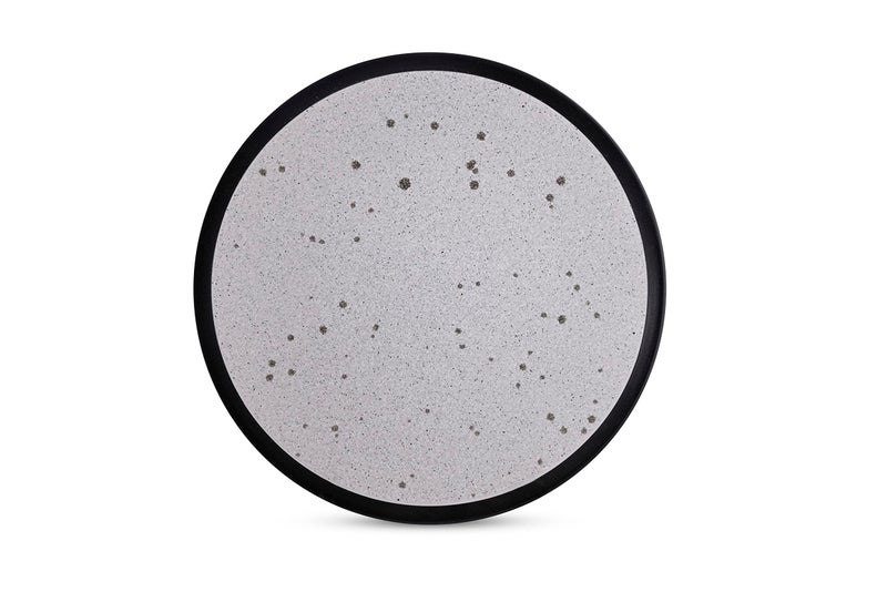 Hitkari Potteries Porcelain RAW Grey Side Plate Set of 6 PCS for Home & Kitchen | Ceramic Side Plate Set | Full Plate (20cm, Grey) - Image 5