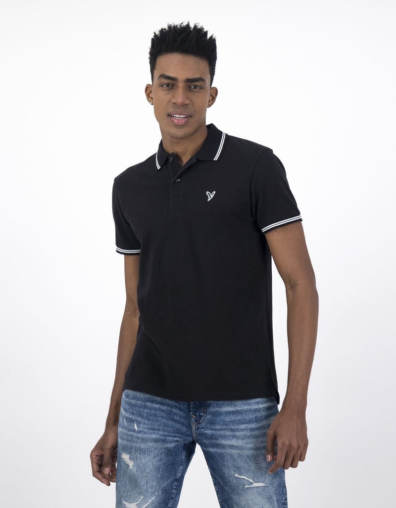 امريكان ايجل تي-شيرت بولو بقصة Slim من قطن بيكيه - Image 1