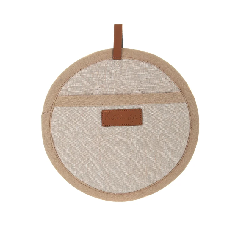 Simply Kitchen Round Pot Holder 20 Cm Beige