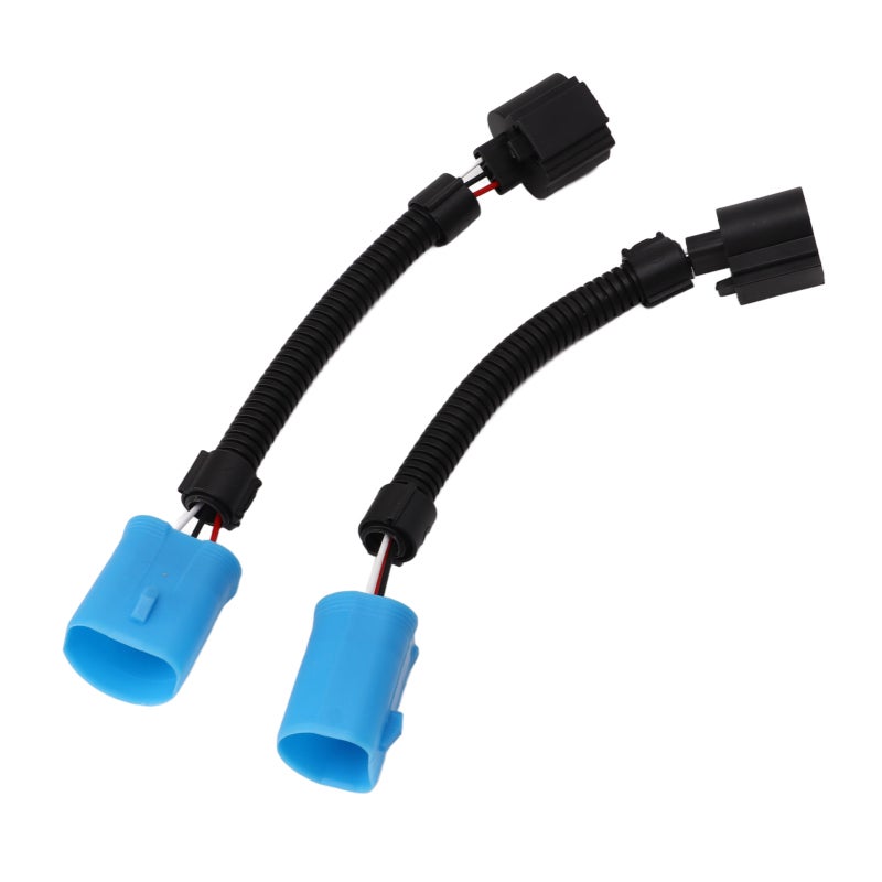 Headlight Conversion Harness 2 Pieces High Temperature Resistant Plug And Play 9007 To H13 Adapter - Strong Compatibility Headlight Wiring Adapter For 1999-2004 Ford 2002-2005 Dodge Ram Pickups - Image 3
