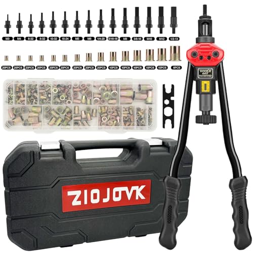 ZIOJOVK أداة زيوجوفك 16 بوصة لتثبيت الصمامات مع مجموعة 15 من الماندريل و236 قطعة من الصمامات المتنوعة وحقيبة حمل متينة - Image 1