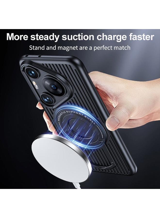 اس-توب جراب لهاتف Huawei Pura 70 Ultra Cooling MagSafe مزود بحلقة مغناطيسية وحامل هاتف للكمبيوتر الشخصي - Image 5