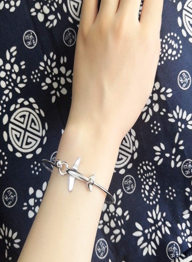 نوماندا سوار نوماندا سهل الفتح، ذهبي وفضي وذهبي وردي، بتصميم خطاف طائرة (فضي) - Image 3