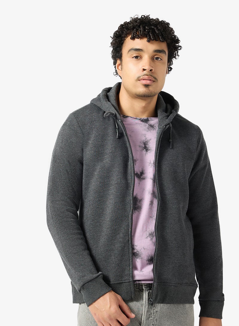 BRAVE SOUL Zip Through Hoodie - Image 1