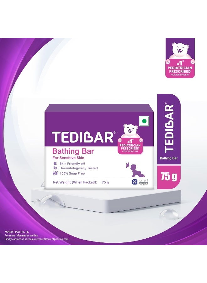TEDIBAR Curatio Baby Bathing Bar 75gm - Image 2
