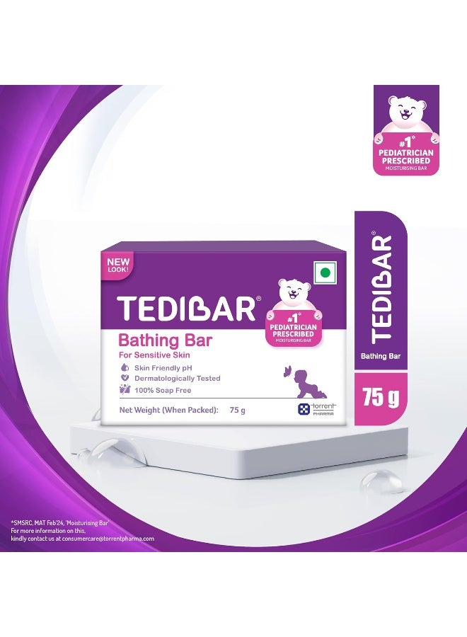 TEDIBAR Curatio Baby Bathing Bar 75gm - Image 4