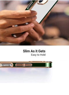 دبليو تيك غطاء حماية بمقبض يد من السيليكون مع طلاء فاخر لهاتف Xiaomi Redmi 13C 4G 2023 / Xiaomi Poco C65 4G 2023 أخضر داكن  - Image 5