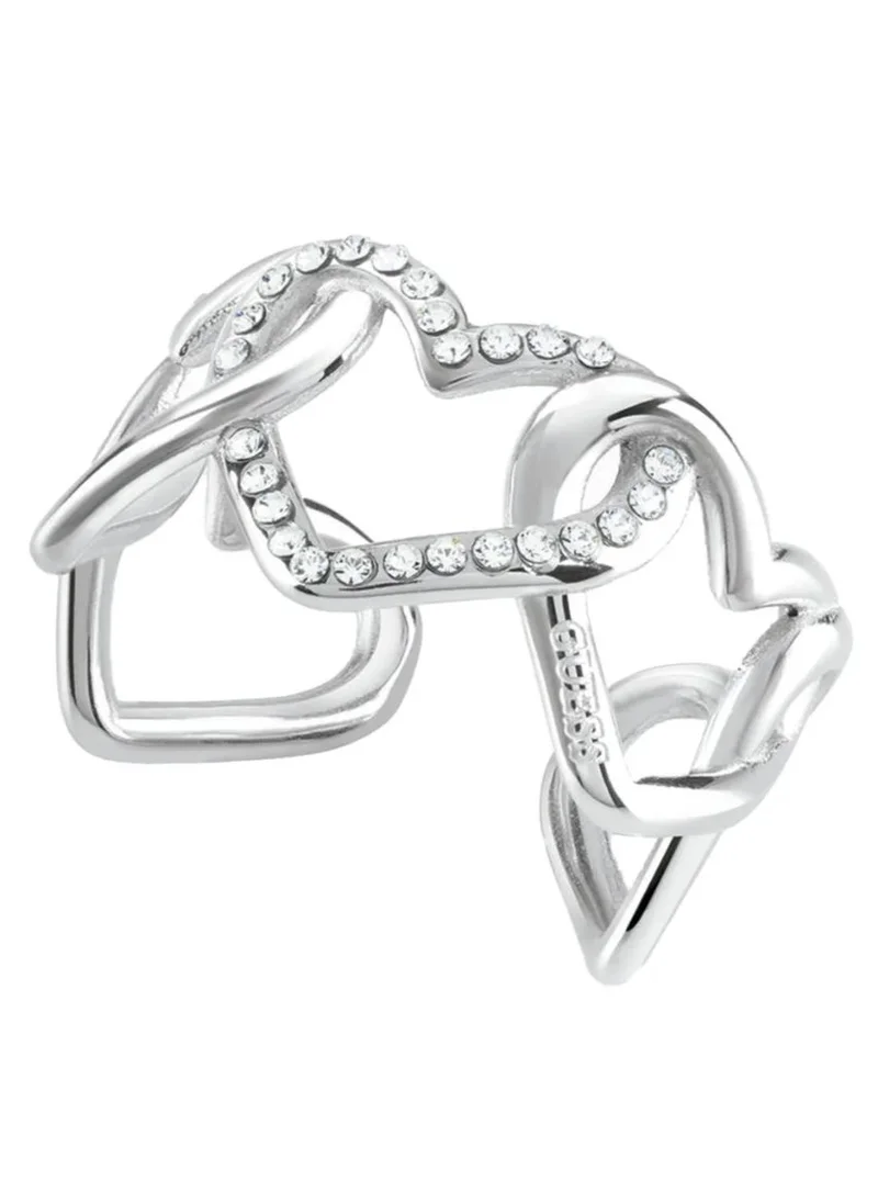 جس Heart Shap Detail Single Ring