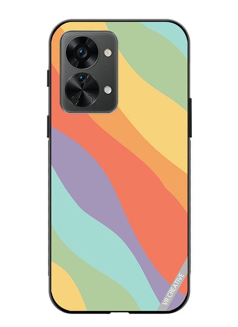 Protective Case Cover For OnePlus Nord 2T Layer Design Multicolour