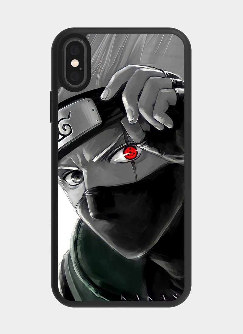 بكسلات كفر ايفون اكس ناروتو كاكاشي رمادي - Image 1