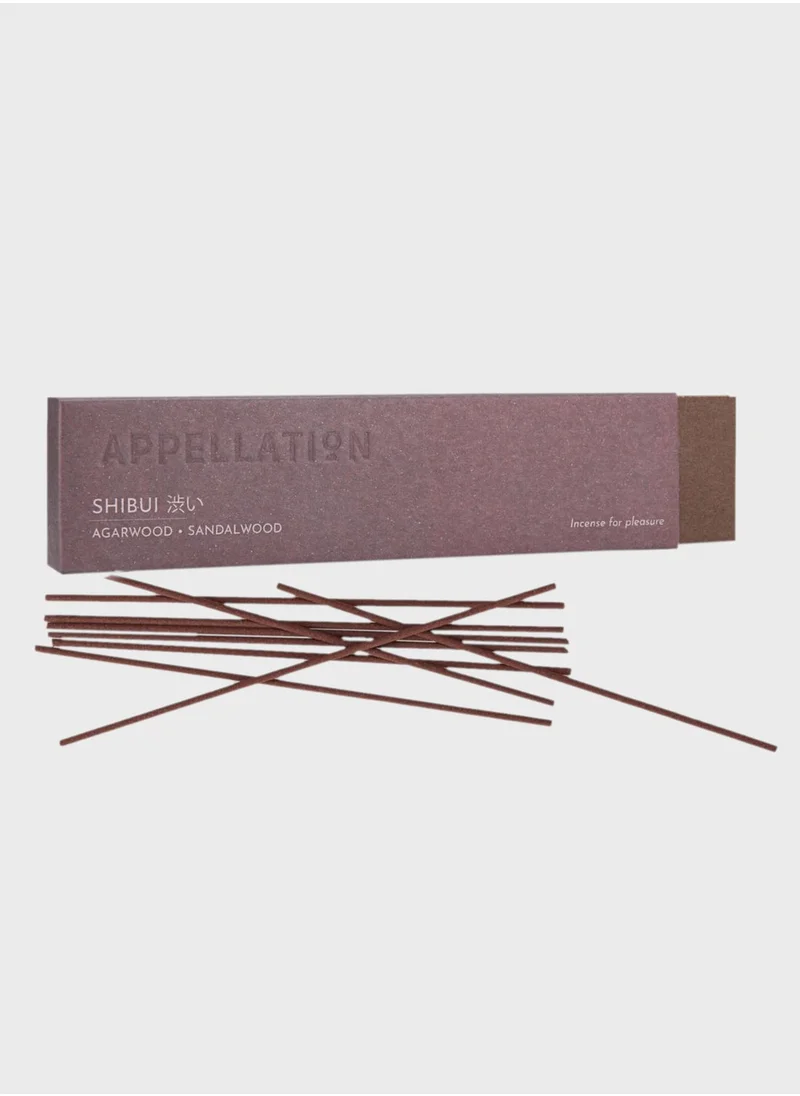 Appellation Shibui Agarwood & Sandalwood Japanese Incense