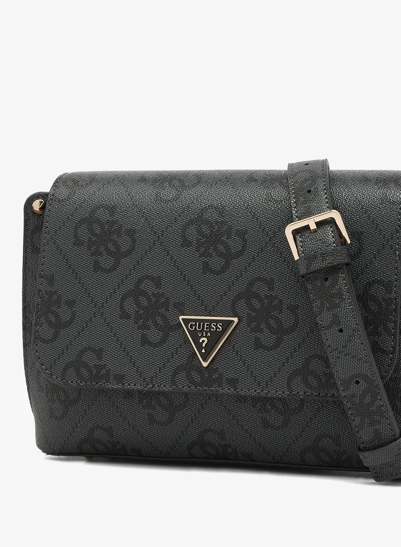 Guess  Meridian II Flap Over Crossbody Bag for Women | Best Price UAE