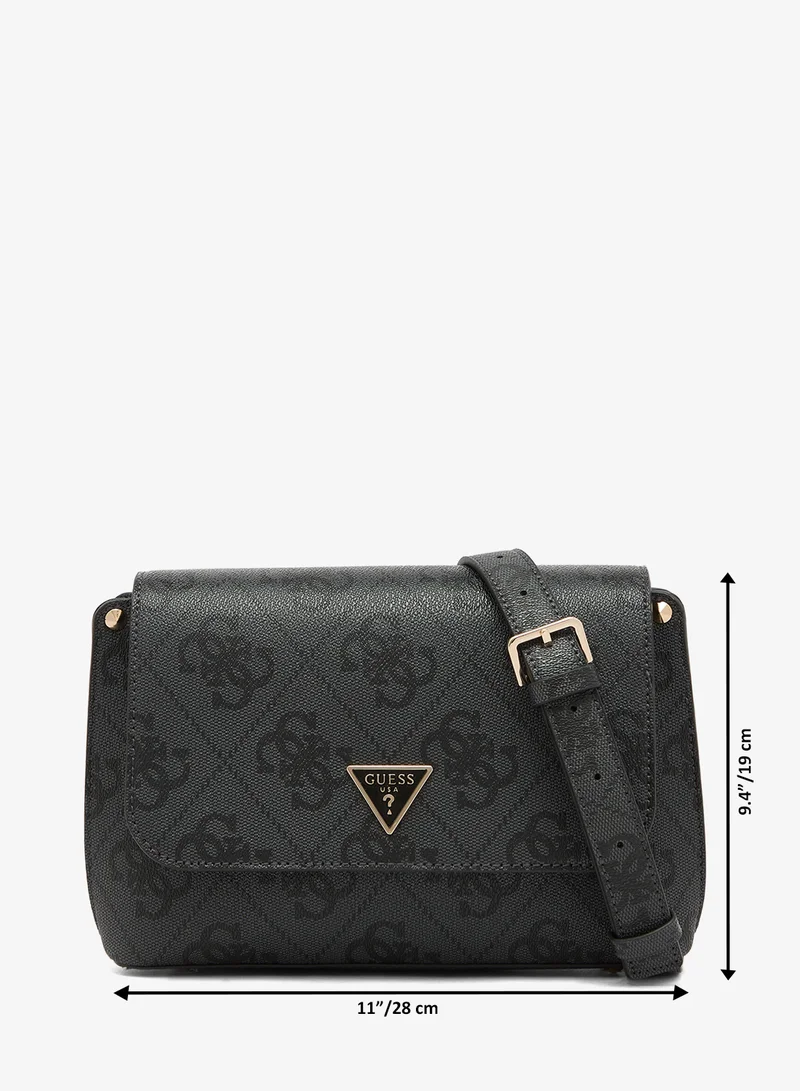 Guess  Meridian II Flap Over Crossbody Bag for Women | Best Price UAE