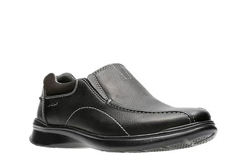 clarks Cotrell Step Slip-On Loafer, Black Oily - Image 3