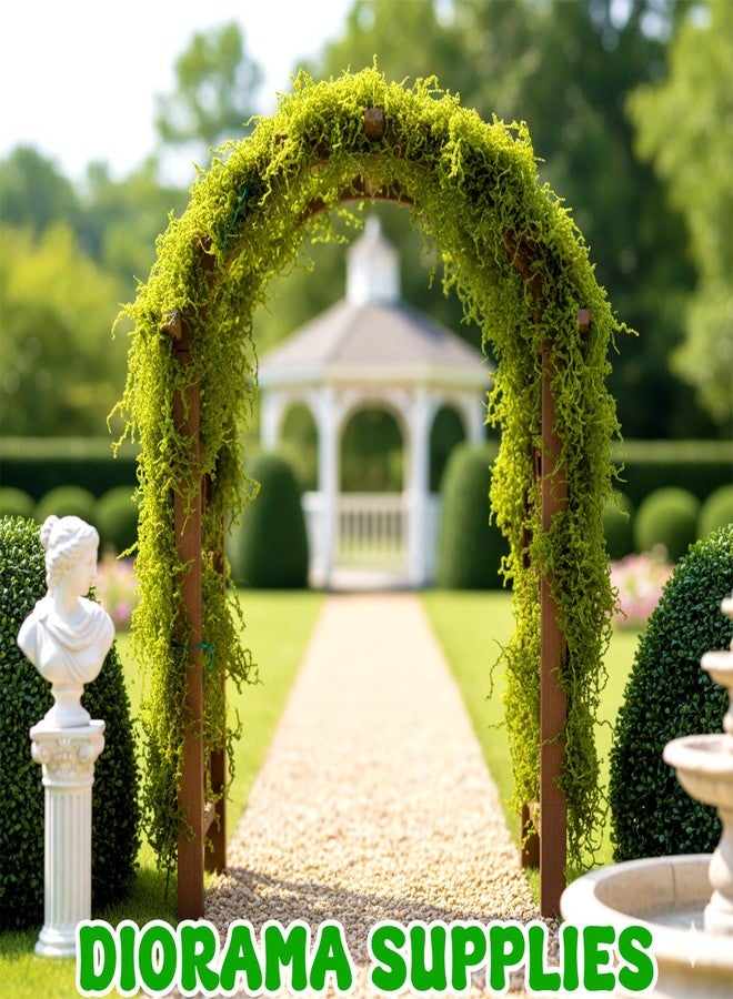 Warmtree Realistic Miniature Vines Simulation Vine Miniature Plants for DIY Mini Model Railway Fairy Garden Architecture Diorama Supplies Scenery Landscape Layout (Light Green) - Image 3
