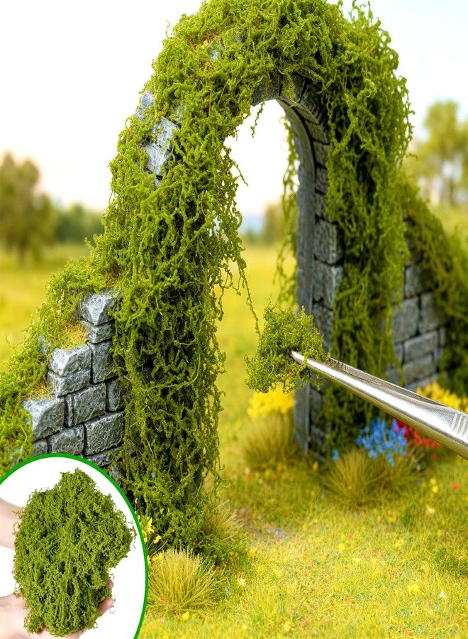 Warmtree Realistic Miniature Vines Simulation Vine Miniature Plants for DIY Mini Model Railway Fairy Garden Architecture Diorama Supplies Scenery Landscape Layout (Light Green) - Image 2