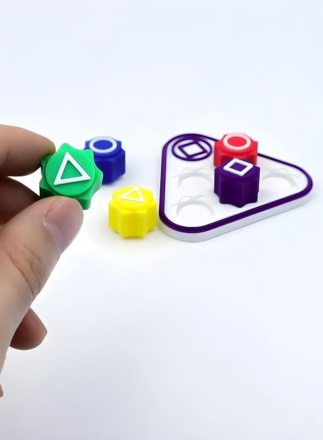 Organizer 2025 Korean Gonggi Game, 5PCS Gong-Gi Game Set, Korean Traditional Play Game Gonggi Stone Set Hand Eye Coordination Training Family Travel Games - Image 5