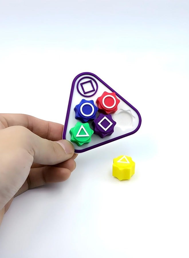 Organizer 2025 Korean Gonggi Game, 5PCS Gong-Gi Game Set, Korean Traditional Play Game Gonggi Stone Set Hand Eye Coordination Training Family Travel Games - Image 4