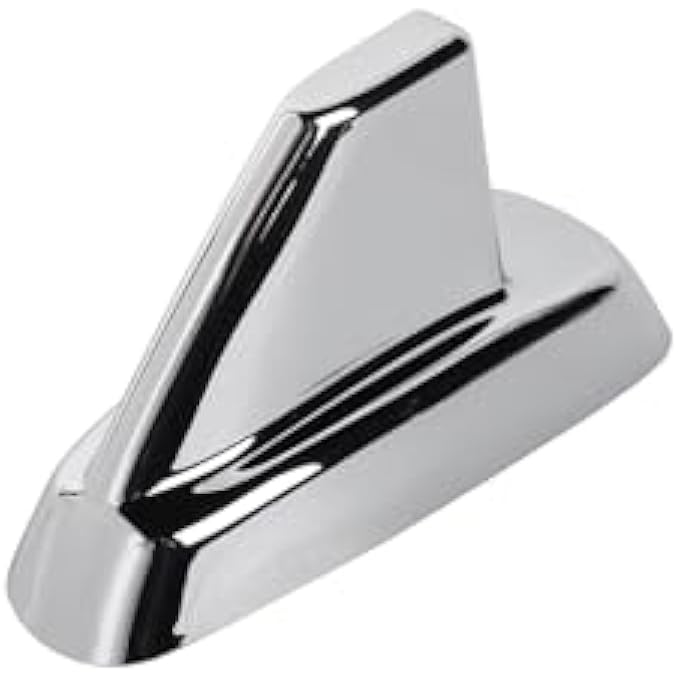 rayihni Shark Fin Antenna Base Cover Trim Compatible with Chevy Silverado & Suburban & Tahoe & GMC-Yukon & GMC-Sierra & Cadillac Escalade 2007-2013, Chrome - Image 2