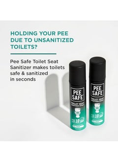 PEESAFE PeeSafe Toilet Seat Sanitizer (Mint) - 75 ml - Pack of 2…  - Image 2