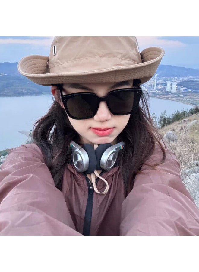 Baixiaoshe Gm Style High-definition Nylon Lens Sungl Black Frame Gray Lens Uni Driving Sungl